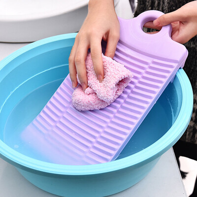 

Shouyou can be hanging non-slip plastic thickening washboard underwear laundry washboard hand holding mini washboard JD-SN-41