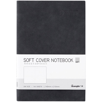 

Guangbo GuangBo 144 A5 thick business notebook retro stationery notebook office supplies dark gray GBP25324