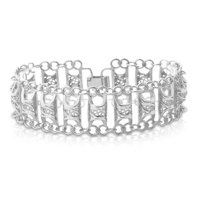 

u7 широкий браслет в 2016 году новая платина / часов реального позолоченные унисекс женщин / мужчин украшения оптовой уникальный паттерн старинный браслет