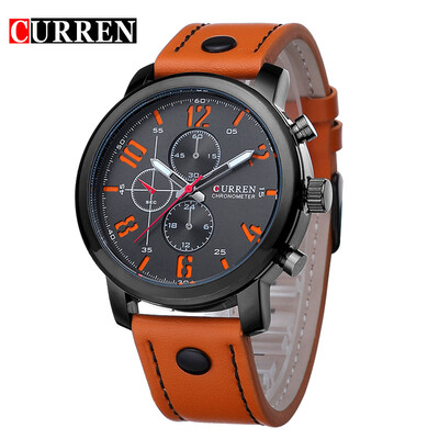 

CURREN Luxury Casual Men Watches Analog Military Sports Watch Quartz Male Wristwatches Relogio Masculino Montre Homme 8192