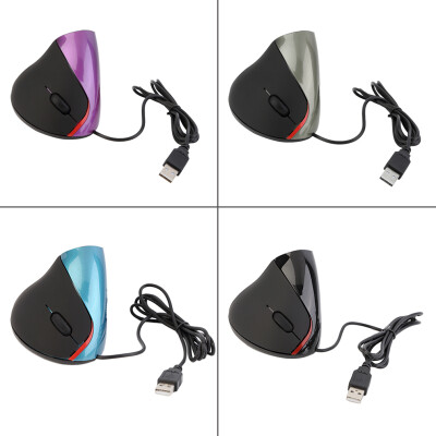 

Ergonomic Design USB Vertical Optical Mouse 5D Optical Mouse for Computer PC Black