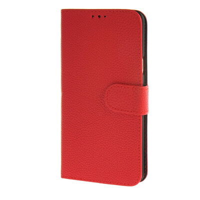 

MOONCASE Samsung Galaxy A7 Case Litch Skin Leather Card Slot Wallet Flip Bracket Back Case Cover Red