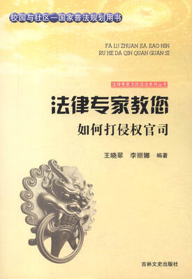 

法律专家为民说法系列丛书：法律专家教您如何打侵权官司