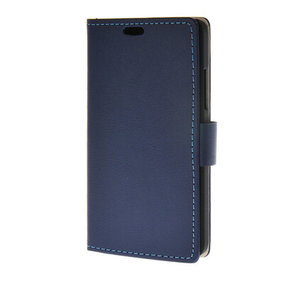 

MOONCASE Leather Wallet Flip Card Slot Pouch with Kickstand Shell Back Case Cover for Microsoft Lumia 640 Blue