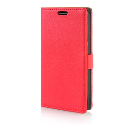 

MOONCASE Litch Skin Leather Side Flip Wallet Card Slot Pouch Stand Shell Back ЧЕХОЛ ДЛЯ LG G3 Stylus D690 Red