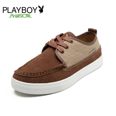 

PLAYBOY brandNewKorean styleFashionalLeisureSedueSplicingCanvasMens shoes