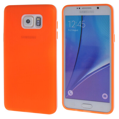 

MOONCASE Samsung Galaxy Note 5 ЧЕХОЛ ДЛЯ Flexible Soft Silicone Gel TPU Skin Protective Orange