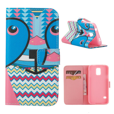 

MOONCASE Case for Samsung Galaxy S5 Flip PU Leather Fold Wallet Card Slot Kickstand Back Case Cover [Pattern series] /a05