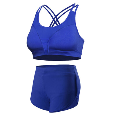 

Sexy tight Yoga suit fast drying fitness sports pants bra gym ladies wear