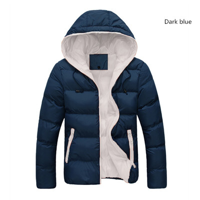 

Fashion coat mens hooded Cotton clothing casual down jacket