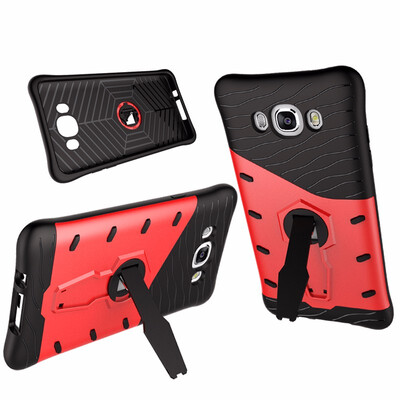 

Goowiiz Phone Case For Samsung Galaxy J7 2016On8J7 2017 US Luxury Armor TPUPC Silicone Hard Bracket