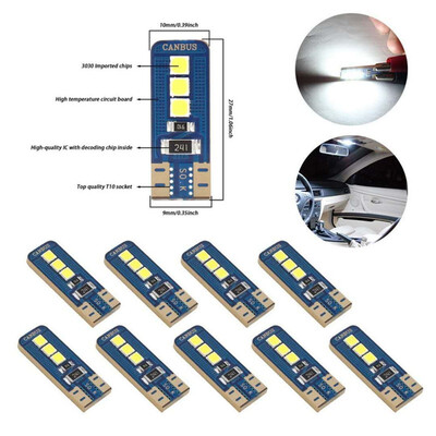 

Car led small light bulb t10 width lamp license plate light reading light modified indoor light