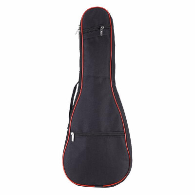

600D Oxford Bag Case Backpack Adjustable Shoulder Strap 8mm Thicken Padding for 24" Ukelele