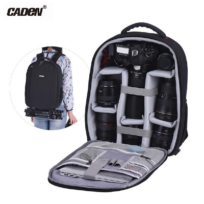 

Romacci CADeN D10s Backpack Bag Waterproof Shockproof for Canon Nikon Sony DSLR Mirrorless Camera Lens Tripod