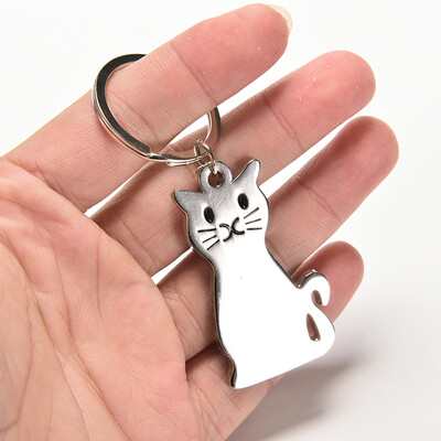 

New Creative Model Cat Key chain Popular Versatile Metal Key Ring Key Chain