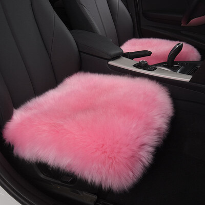 

Universal 100 Australian Pure Natural Wool Seat Cover12 Colors Winter Car Cushion 1 Whole Sheep Skin Seat Cushion Auto WSC_05
