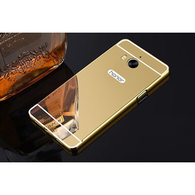 

Shining Mirror effect Hybrid case For Huawei Y5 2017Y5 III 3Y6 2017Nova YoungY6 III 3 Aluminum Alloy Metal frame bag Bumper