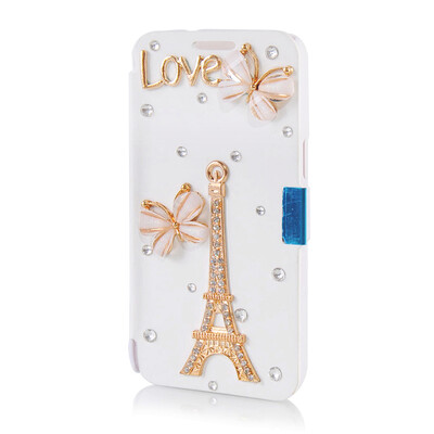 

MOONCASE Luxury Flower Crystal Leather Side Flip Wallet Pouch ЧЕХОЛ ДЛЯ Samsung Galaxy Express 2 G3815