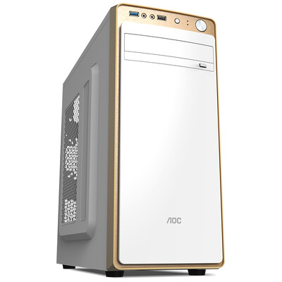 

AOC S707 / W white in the tower chassis (native USB3.0 / support ATX motherboard / simple fashion appearance