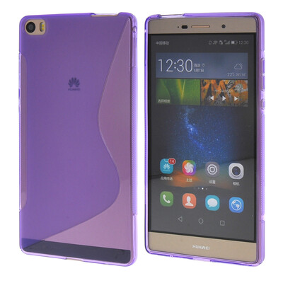

MOONCASE Huawei P8 Max Дело S - линия Гибкая Прочный силиконовый гель ТПУ Тонкий чехол для Huawei Ascend P8 Max фиолетовый