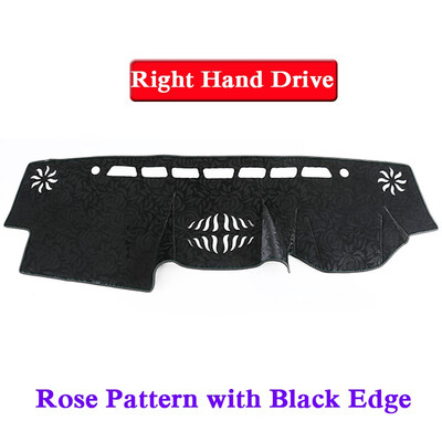 

Car Styling Dashboard Protective Mat Shade Cushion Photophobism Pad Rose Pattern Carpet For Toyota Prado 2010-2017 RHD&LHD