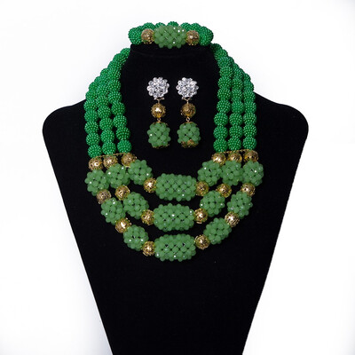 

Hot Red Festive Dubai Wedding Jewelry Set For Women African Pearl Jewelry Set Nigerian Bridal Crystal Beads Statement Necklace