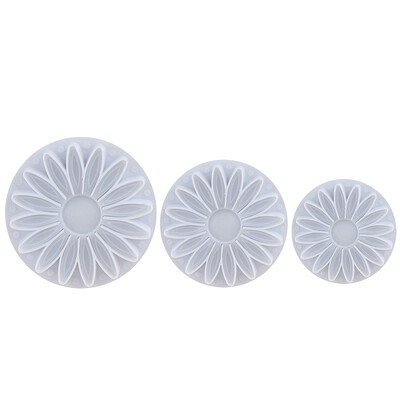 

mymei Sunflower Fondant Plunger Cutters Sugarcraft Cake Decorating DIY Mold 3PCS