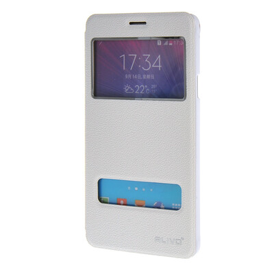 

MOONCASE Samsung Galaxy Note 4 чехол для View Slim Leather Flip Pouch Bracket Back Cover White