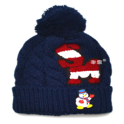 

Buebos Ninos 2015 New Autumn Winter Warm Baby Kid Hat SM Snowman Patten Toddler Beanie Cap Soft Crochet Knit Wool Cap