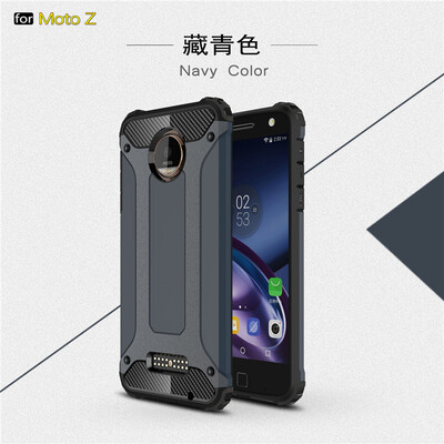 

Goowiiz Phone Case For Motorola Moto ZZ ForceZ Play King Kong Armor Fashion Bumper PC TPU Prevent falling