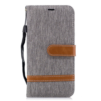 

GANGXUN®LG K8 2018 Stand Case Wallet Card Slots Denim Jeans Leather Case With Stand