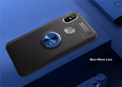 

Goowiiz Phone Case For Xiaomi MI 6XNote 3Max 2 Luxury Metal Ring Magnetic Bracket TPU Shockproof Cooling