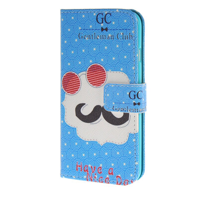 

MOONCASE чехол для iPhone 6 (4.7") Pattern series Leather Flip Wallet Card Slot Stand Back Cover