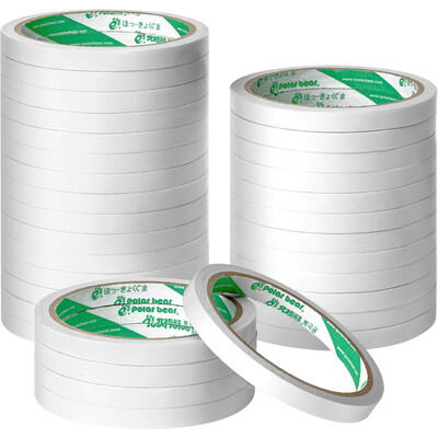 

Polar bear DS-1816 Powerful Cotton Paper Double-sided tape 18mm * 10y (9.1m) 16pcs