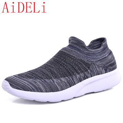 

AiDELi Mens Light Socks Shoes Simple Comfort Casual Mens Shoes Driving Shoes
