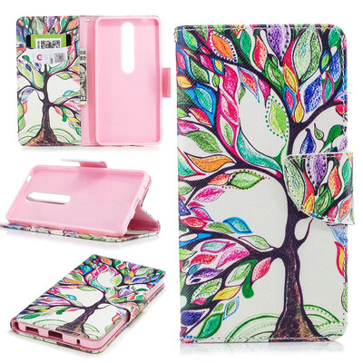 

BEFOSPEY Painting PU LeatherSoft TPU Card Slot Stand Wallet Case For Nokia 655"2017