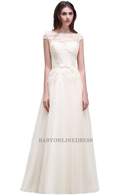 

Elegant Lace Bridesmaid Dresses Long Chiffon Wedding Party Dress 2018
