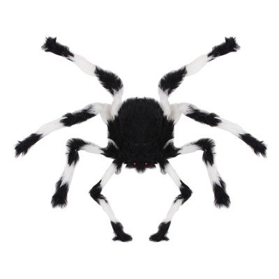 

mymei 75cm Large Plush Spider Puppet Toy Halloween Party Props Decoration Accessories BLACK AND WHITE