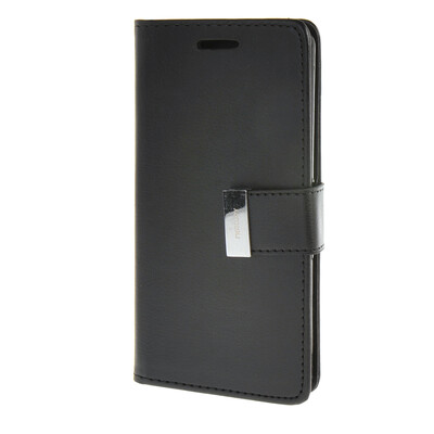 

MOONCASE Case for Sony Xperia E3 Flip Leather Wallet Card Slot Bracket Back Cover Black