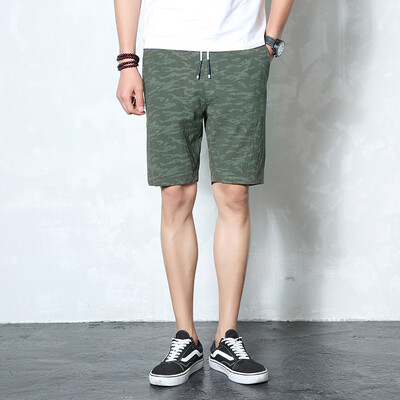 

Damaizhang Brand Camo Print Mens Summer Short Pants Hot Sale Elastic Waist Casual Shorts Slim Fit Loose Designer Five Pants