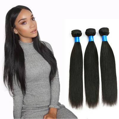 

WYF Virgin Hair Straight Hair 3 Bundles Unprocessed Brazilian Human Hair Straight Bunfles