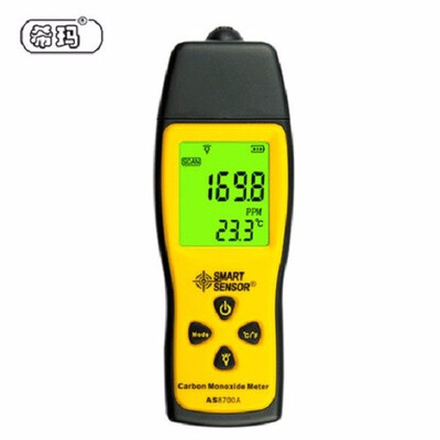 

AS8700A Handheld Carbon Monoxide Meter Portable CO Gas leak Detector Gas Analyzer Range 1000ppm High Precision Smart Sensor