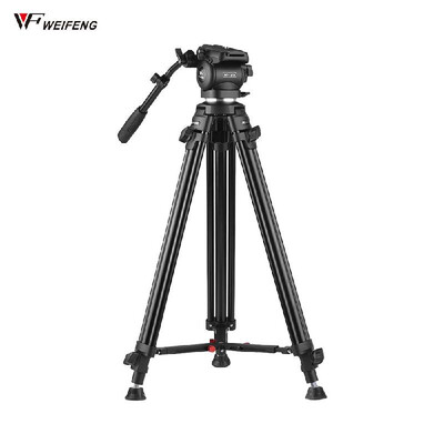 

WEIFENG 65" Professional Heavy Duty Video Camcorder Tripod with 360° Fluid Drag Head Middle Spreader MaxLoad 10kg for DLSR Shooti