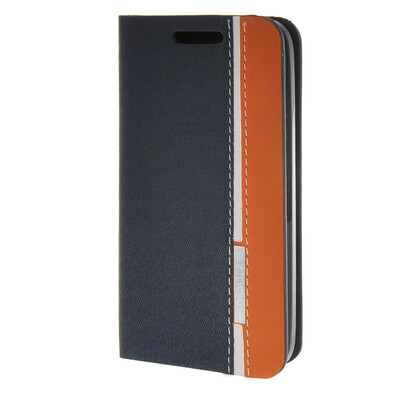 

MOONCASE ЧЕХОЛ ДЛЯ WIKO Goa Minimalist style Leather Card Wallet Flip Slot Bracket Back Cover Sapphire