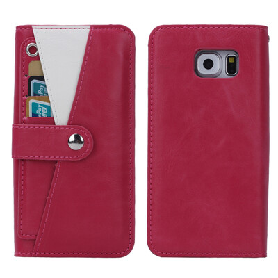 

Оригинал Многофункциональный Полный защитный кожаный чехол с минисумкой с бумажной тканью для карточек для S6