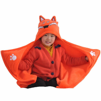

Plush Hooded Blanket For Kids Super soft Flannel Bath Towel Cartoon Animal Cape Baby Shower Birthday Holiday Gifts 3040inch Green