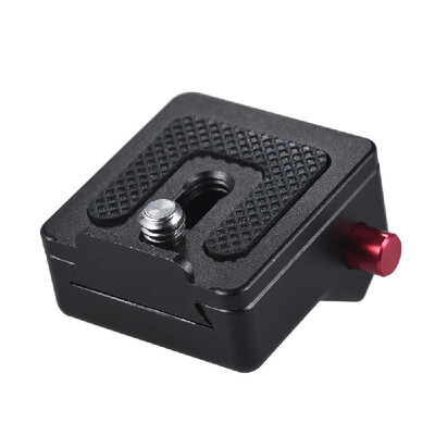 

Mini Aluminum Alloy Quick Release Plate Field Monitor Quick Release Plate with 14" Screw Mount for Camera Camcorder Tripod Ball H