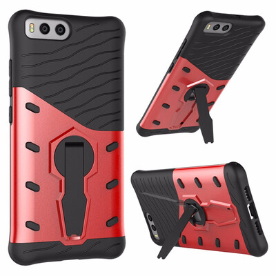 

Goowiiz Phone Case For Xiaomi Mi 5s5s Plus5XA16 Luxury Armor TPUPC Silicone Hard Bracket Prevent falling
