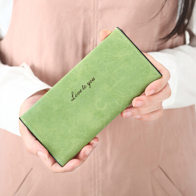 

New Womens Simple Long Section Thin Wallet Multi-card Bit Purse