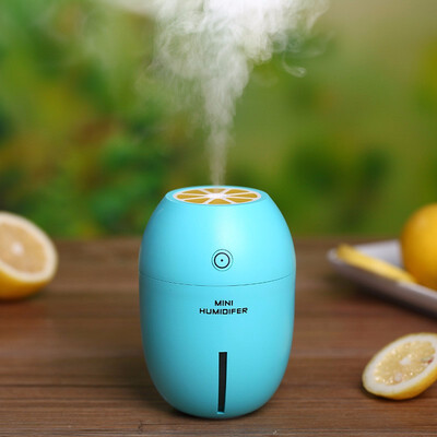 

180ml USB Portable Lemon Ultrasonic Humidifier With LED Light Office Home Car Air Purifier Mist Maker
